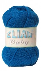 Pletací příze Elian Baby 10346 - modrá